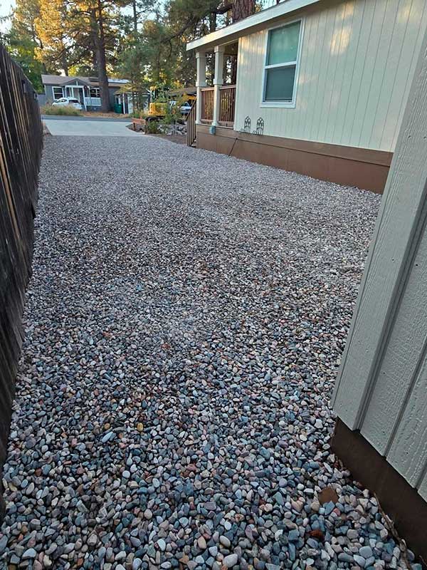Gravel Spreading in Flagstaff Julia Romano Photography