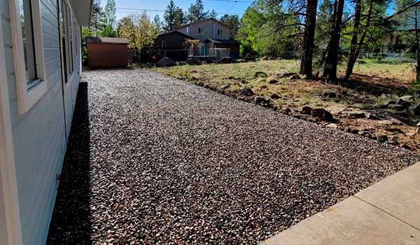 Gravel Spreading Julia Romano Photography