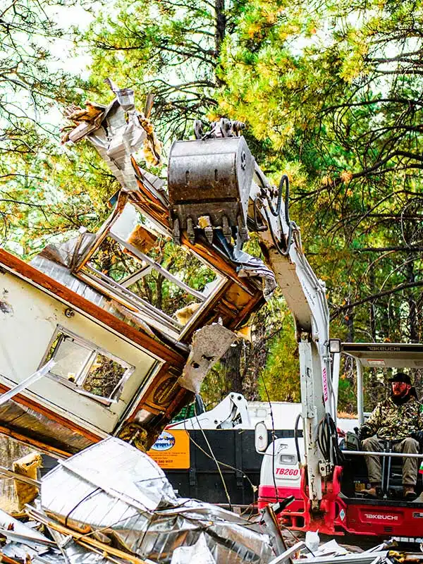 Residential Demolition in Flagstaff Julia Romano Photography