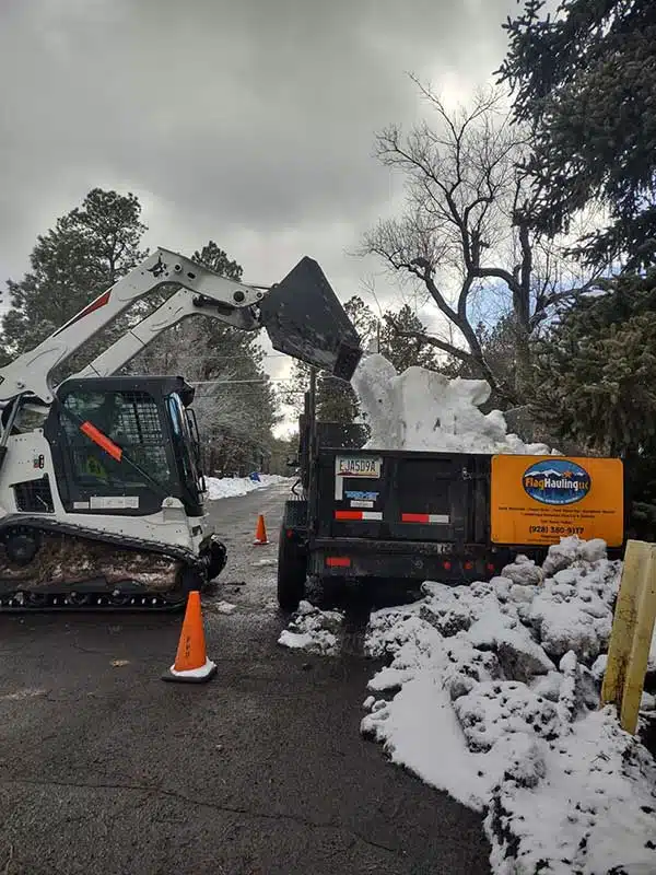 Snow Removal in Flagstaff Julia Romano Photography